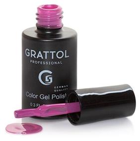 img 2 attached to Grattol gel polish for nails Color Gel Polish, 9 ml, dark orchid