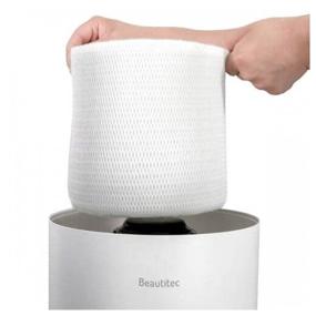 img 4 attached to 🌬️ Beautitec SZK-A420 Aromatic Air Humidifier - White Evaporative Humidifier