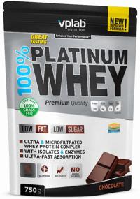 img 1 attached to Protein vplab 100% Platinum Whey, 750 gr., chocolate