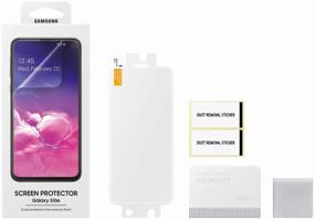 img 1 attached to 📱 Samsung Galaxy S10e Screen Protector - 2-Pack Transparent Protective Film