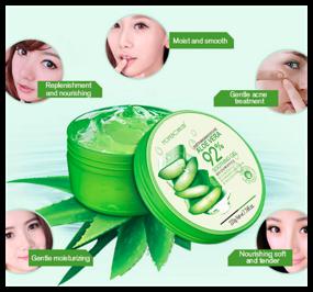 img 2 attached to Rorec Aloe Vera Gel 92%, 220 ml, 220 g