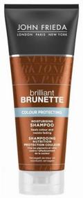 img 3 attached to John Frieda Brilliant Brunette Colour Protection Moisturizing Shampoo for Color Protection, 250 ml