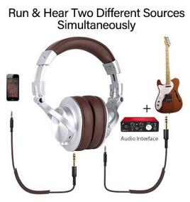 img 4 attached to OneOdio Fusion A70 Wireless DJ Headphones Brown