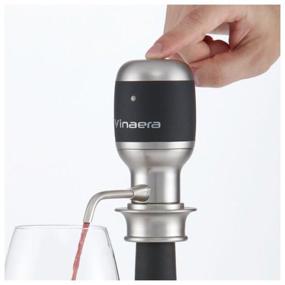 img 2 attached to Аэратор для вина Xiaomi Vinaera Adjustable Electric Wine Aerator PRO-MV7, черный/серебристый