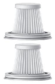 img 1 attached to Xiaomi Filter for Mi Vacuum Cleaner mini HEPA Filter, white, 2 pcs.