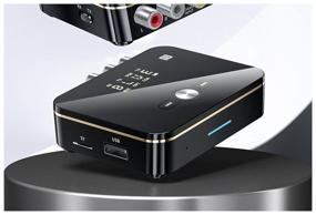 img 3 attached to Bluetooth Transmitter / Reciever Transmitter / Receiver / Audio transmitter) Coaxial, Optical, TosLink, AUX, RCA, MicroSD, USB. M8