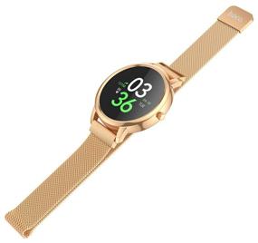 img 2 attached to WATCHES FAMOUS / Smart watch with original strap / Smart watch with water protection / Rose gold
