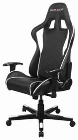 img 3 attached to DXRacer Formula OH/FE08 Gaming Chair: Imitation Leather, Black/White - Ultimate Gamer's Throne