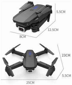 img 4 attached to Квадрокоптер складной Poco case GD89 для аэрофотосъемки с Ultra HD камерой в защитном кейсе / Радиоуправляемый дрон/ Компактный беспилотный аппарат