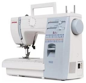 img 2 attached to Sewing machine Janome 423S / 5522, white-blue