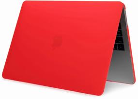 img 2 attached to Case PALMEXX MacCase for MacBook Air 13" (2018-2020) A1932, A2179, A2337, matte red