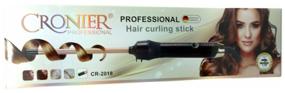 img 1 attached to Curling iron Cronier CR-2018, black/gold