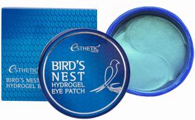img 3 attached to Esthetic House Bird's Nest Hydrogel Eye Patch, 60 pcs.