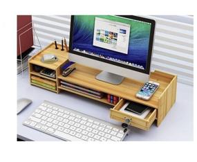img 2 attached to Wooden desktop organizer Braumann under the monitor