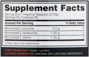 img 4 attached to BCAA Optimum Nutrition 5000 Powder, neutral, 345 gr.