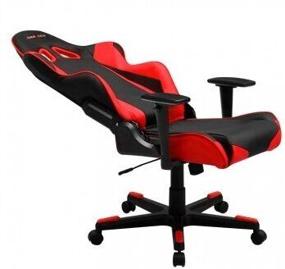 img 4 attached to Computer chair DXRacer Racing OH/RE0 gaming chair, upholstery: imitation leather, color: black/red