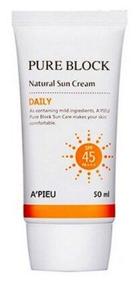 img 3 attached to A&quot;PIEU cream Pure Block Natural Daily Sun SPF 45, 50 ml, 1 pc