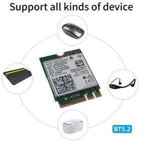 img 2 attached to Bluetooth Wi-Fi adapter Intel 8265NGW.AC, green