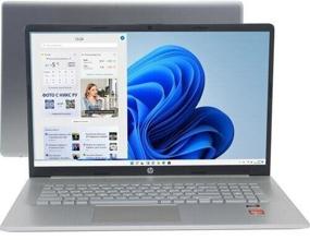 img 3 attached to 17.3" Notebook HP 17-cp0094ur0426NW 1920x1080, AMD Ryzen 3 5300U 2.6 GHz, RAM 8 GB, DDR4, SSD 256 GB, AMD Radeon Graphics, Windows 11 Home, 62G49EA, silver, English layout