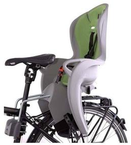 img 2 attached to Заднее велокресло Hamax Kiss, серый/зеленый