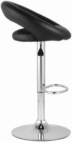 img 2 attached to Chair STOOL GROUP Cooper, metal/faux leather, black/silver