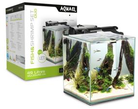 img 1 attached to Freshwater 49 l AQUAEL Fish&Shrimp Set Duo 35 black