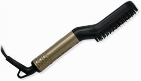 img 1 attached to Male Beard Straightening Hairbrush RoziaPro/ Professional Hairbrush / Hair Straightener