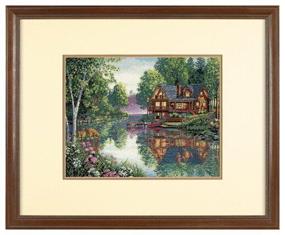 img 2 attached to Dimensions Cross stitch kit Cozy Cottage 41 x 30 cm (35183)