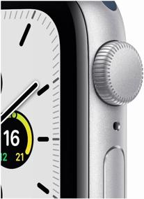 img 1 attached to ⌚️ Enhanced Smart Watch: Apple Watch SE 44mm Aluminum Case in Silver/Blue Pool Color