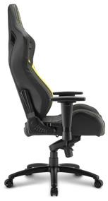 img 3 attached to Gaming chair Sharkoon SHARK ZONE GS10, upholstery: imitation leather, color: black/yellow