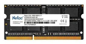 img 1 attached to RAM Netac Basics 8GB DDR3L 1600MHz SODIMM CL11 NTBSD3N16SP-08