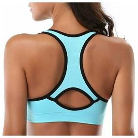 img 3 attached to Sports bra top, Lynette, turquoise, 42