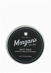 img 1 attached to Morgan's Cream Matt Paste Brazilian Orange Fragrance, medium hold, 75 ml