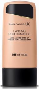 img 1 attached to 💄 Max Factor Lasting Performance Foundation, 35ml, Shade 105 Soft Beige