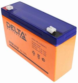 img 2 attached to DELTA Battery DTM 612 6V 12 Ah