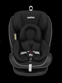 img 1 attached to JUNION Odri Car Seat - Group 0 /1/2/3 (0-36 kg), Isofix, Black