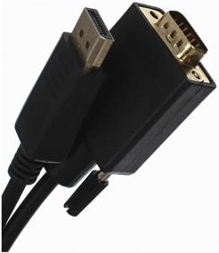 img 2 attached to VCOM DisplayPort to VGA cable (CG607), black