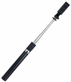 img 4 attached to Monopod - tripod NOBUS Z6 for smartphone 3 in 1, black / selfie stick, tripod for phone and detachable Bluetooth remote control / 39-164 cm / swivel mount