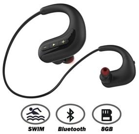 img 3 attached to 8GB IPX8 Wireless Waterproof Pool Headphones with MP3 Player