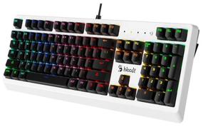 img 4 attached to Gaming keyboard Bloody B810RC white/black, Russian