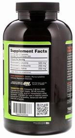 img 3 attached to BCAA Optimum Nutrition 1000, Neutral, 400 Pieces