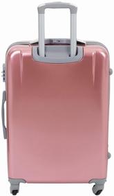 img 4 attached to TEVIN suitcase, polycarbonate, support legs on the side, 37 l, size S, 0076