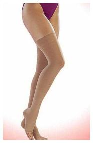 img 1 attached to stockings medi duomed DO251/DO261 with silicone rubber, anti-varicose, class 2, size: L, length: 72-83 cm, beige