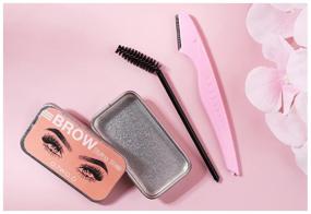 img 2 attached to 👁️ O.TWO.O Eyebrow Fixation Soap Gel: Achieve Perfect Brow Styling with Brow Styling Soap