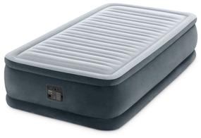 img 2 attached to 💤 Intex Comfort-Plush Air Bed (64412): 191x99 cm, Light Gray/Dark Gray – Your Ultimate Sleeping Solution