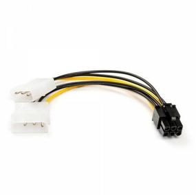 img 3 attached to Cable Atcom PCI-E 6-pin - 2 x 2-pin molex (AT6185), 0.15 m, 1 pc., black/yellow