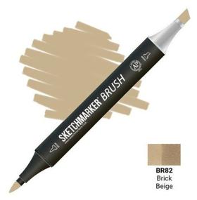 img 4 attached to 🎨 SketchMarker Marker Brush BR 82 Brick Beige: Vibrant and Versatile Coloring Tool for Artistic Creations
