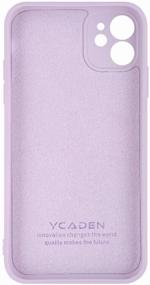 img 3 attached to Protective case for iPhone 12 mini silicone shockproof bumper for Apple iphone 12 mini with camera protection lilac