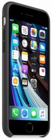 img 3 attached to 📱 Apple Silicone Case for iPhone SE 2020 - Sleek Black Protection