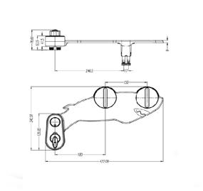 img 1 attached to Bidet attachment / overlay for the toilet mechanical "Aqua", bidet function (cold water)